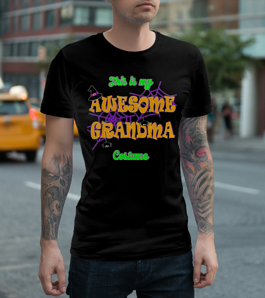 This is My Awesome Grandma Halloween Costume T-Shirt