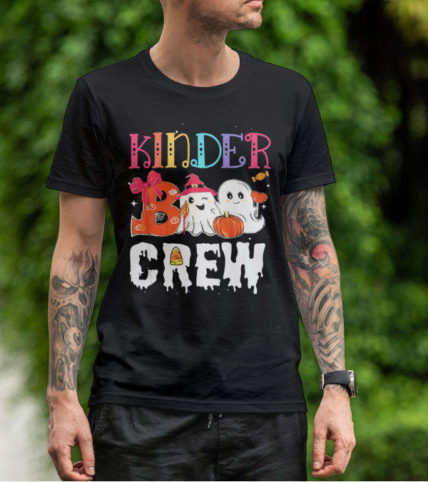 Kinder Boo Crew Halloween Ghosts Candy Pumpkin T-Shirt