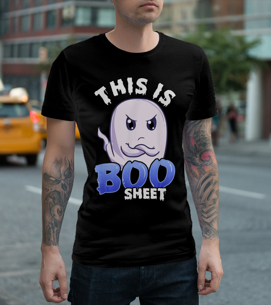 This Is Boo Sheet Ghost Face Boo Sheet T-Shirt