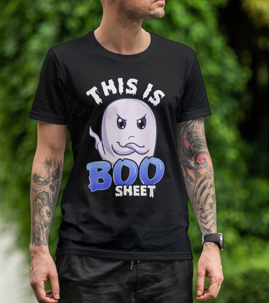 This Is Boo Sheet Ghost Face Boo Sheet T-Shirt