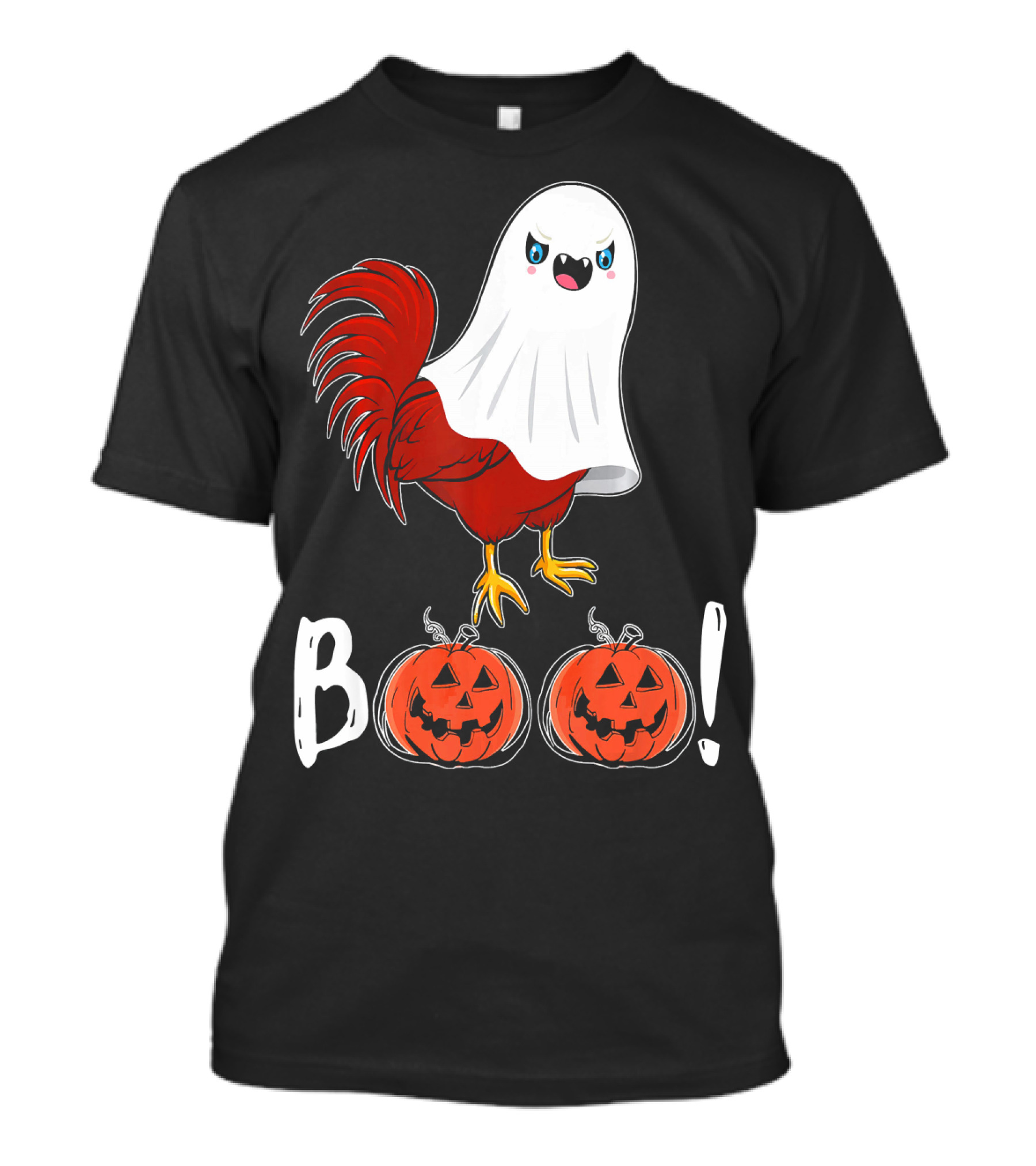 BOO Chicken Ghost Jack-O'-Lanterns T-Shirt