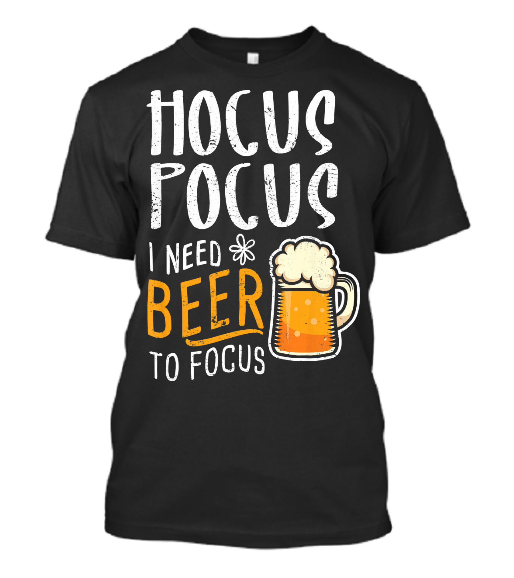 Hocus Pocus I Need Beer To Focus Mug T-Shirt
