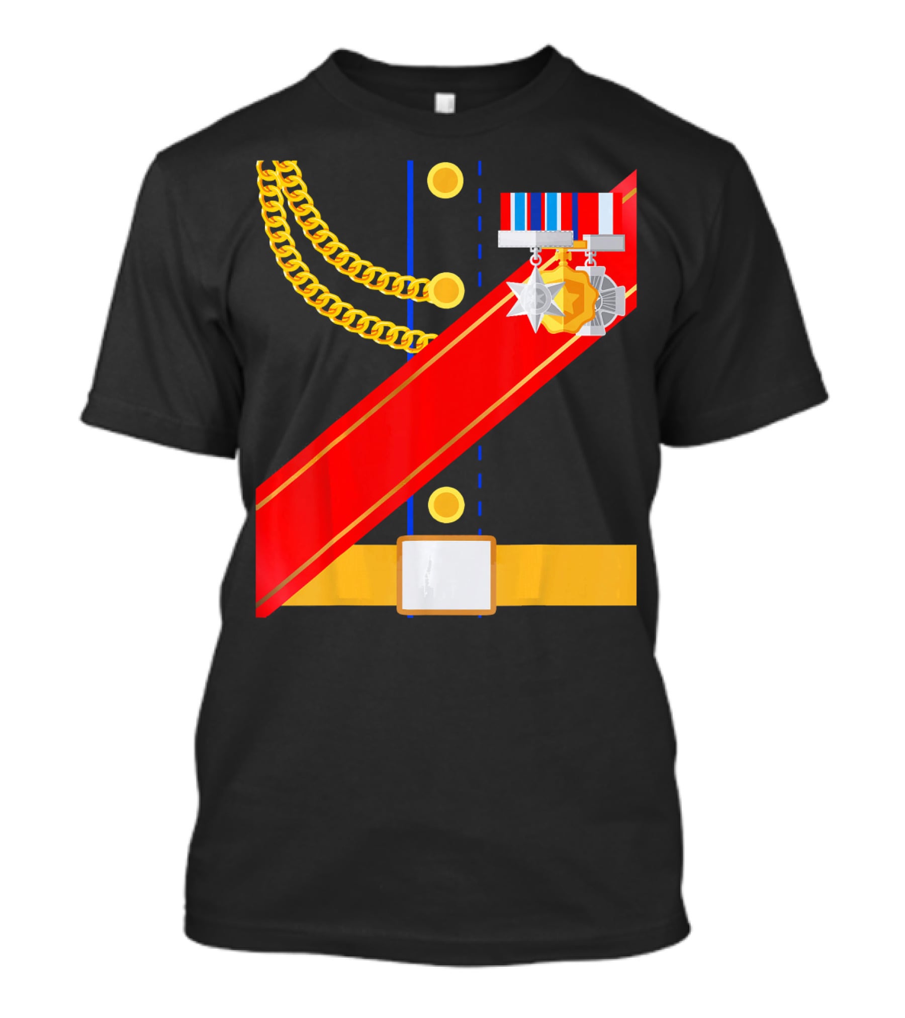 Royal Ceremony Costume DIY Prince Halloween Night Party T-Shirt