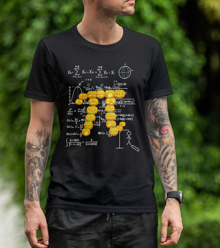 Pumpkin Pi Math Humor Equations For Teachers And Geeks T-Shirt