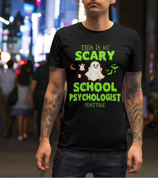 This Is My Scary School Psychologist Costume T-Shirt