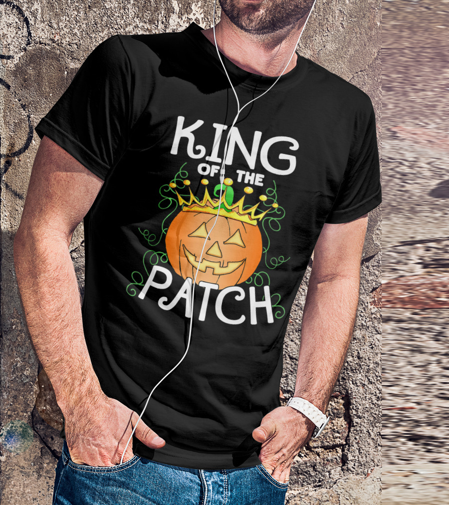Halloween King Of The Patch Pumpkin With Crown T-Shirt