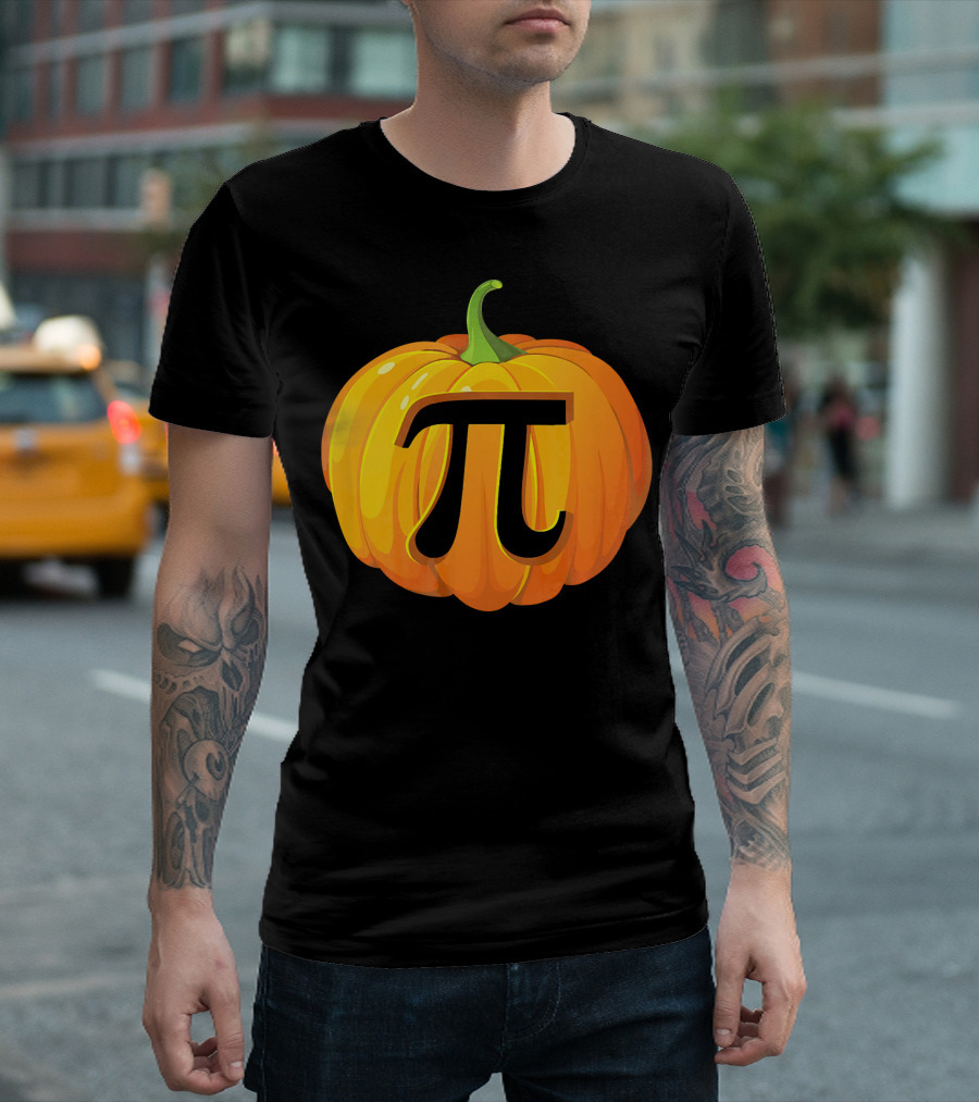 Funny Halloween Math Pun Pumpkin Pi T-Shirt