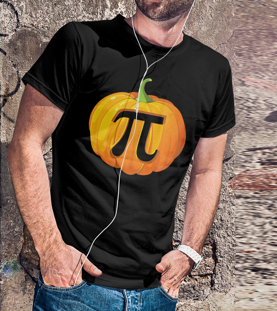 Funny Halloween Math Pun Pumpkin Pi T-Shirt