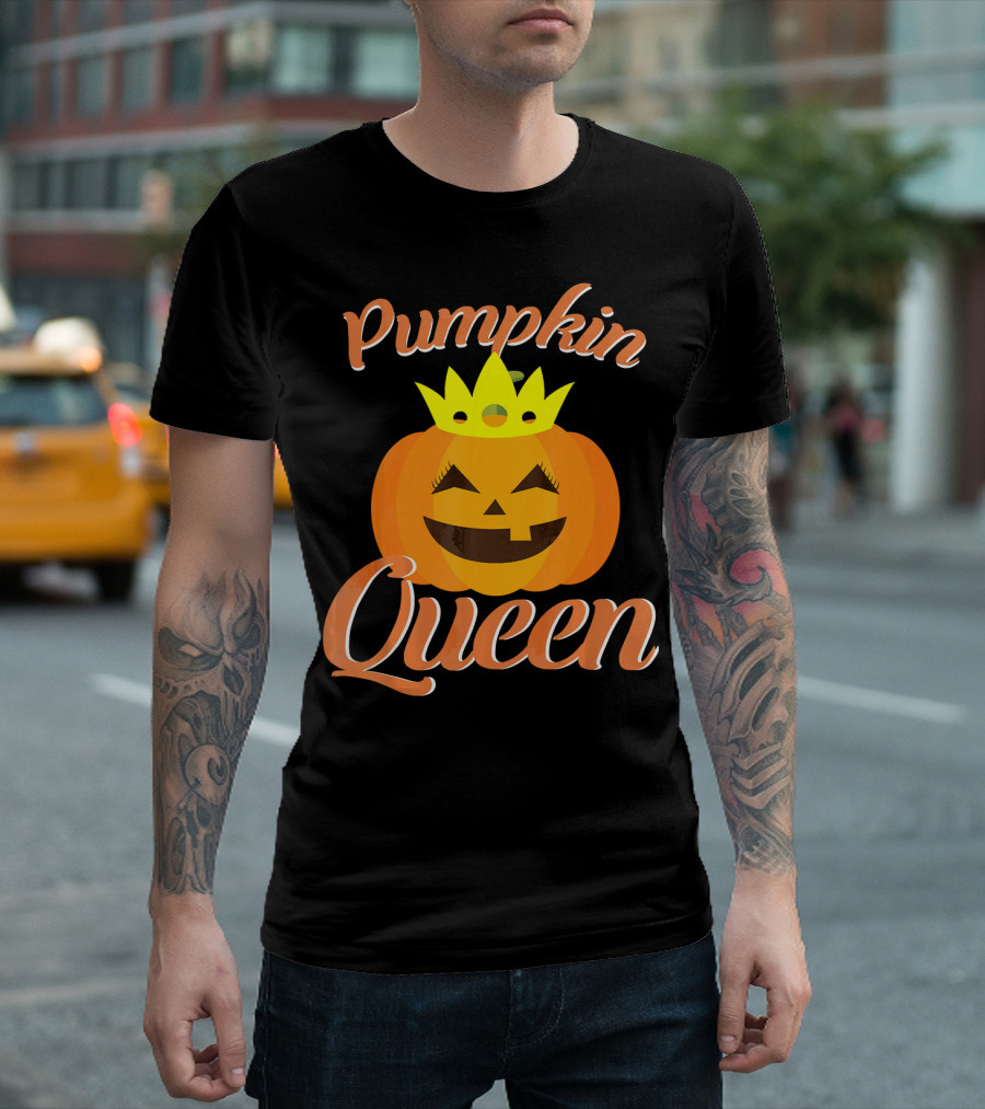 Pumpkin Queen Halloween Crown T-Shirt