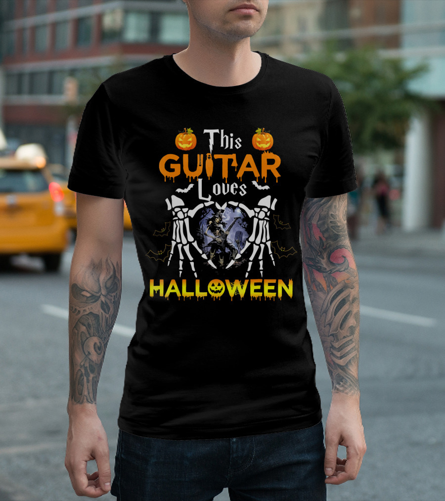 This Guitar Loves Halloween T-Shirt