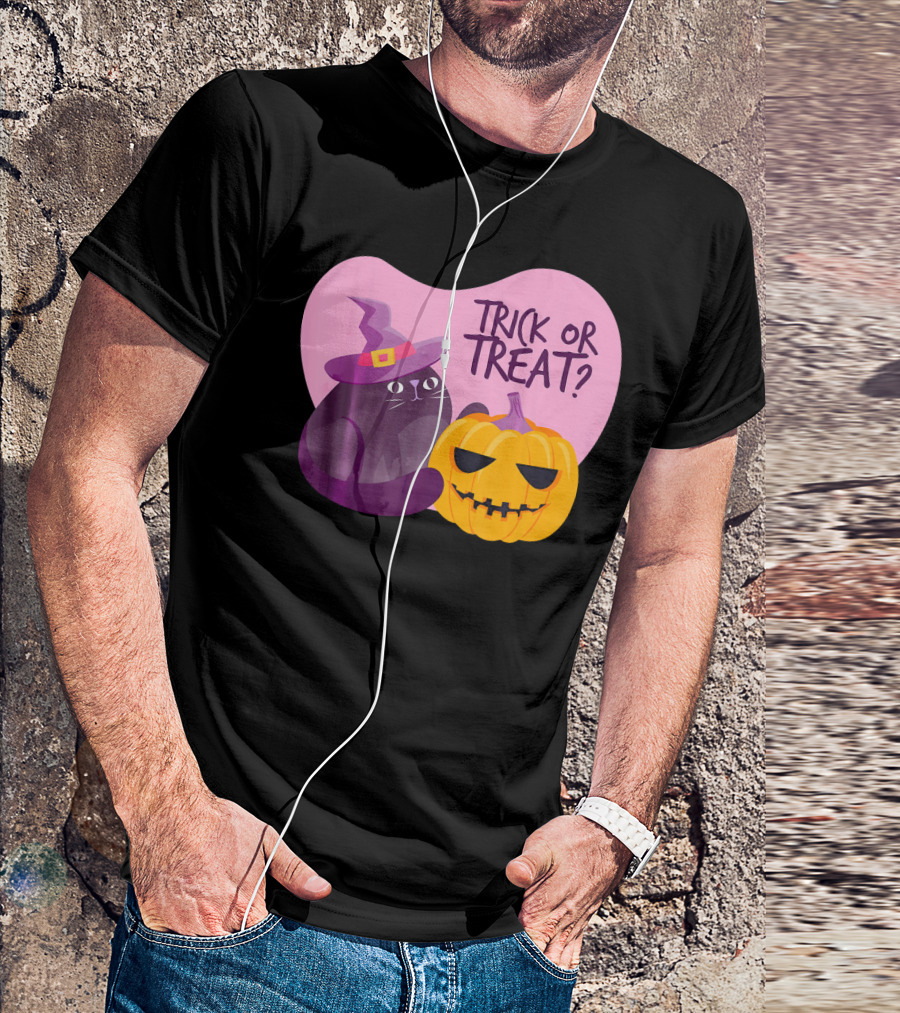 Trick Or Treat Happy Halloween Day Kids Halloween Pump T-Shirt