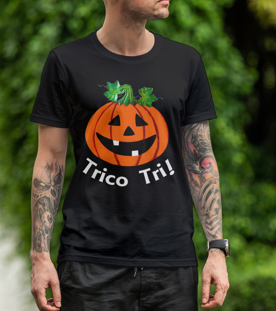 Trico Tri Pumpkin Halloween Jack-O'-Lantern T-Shirt