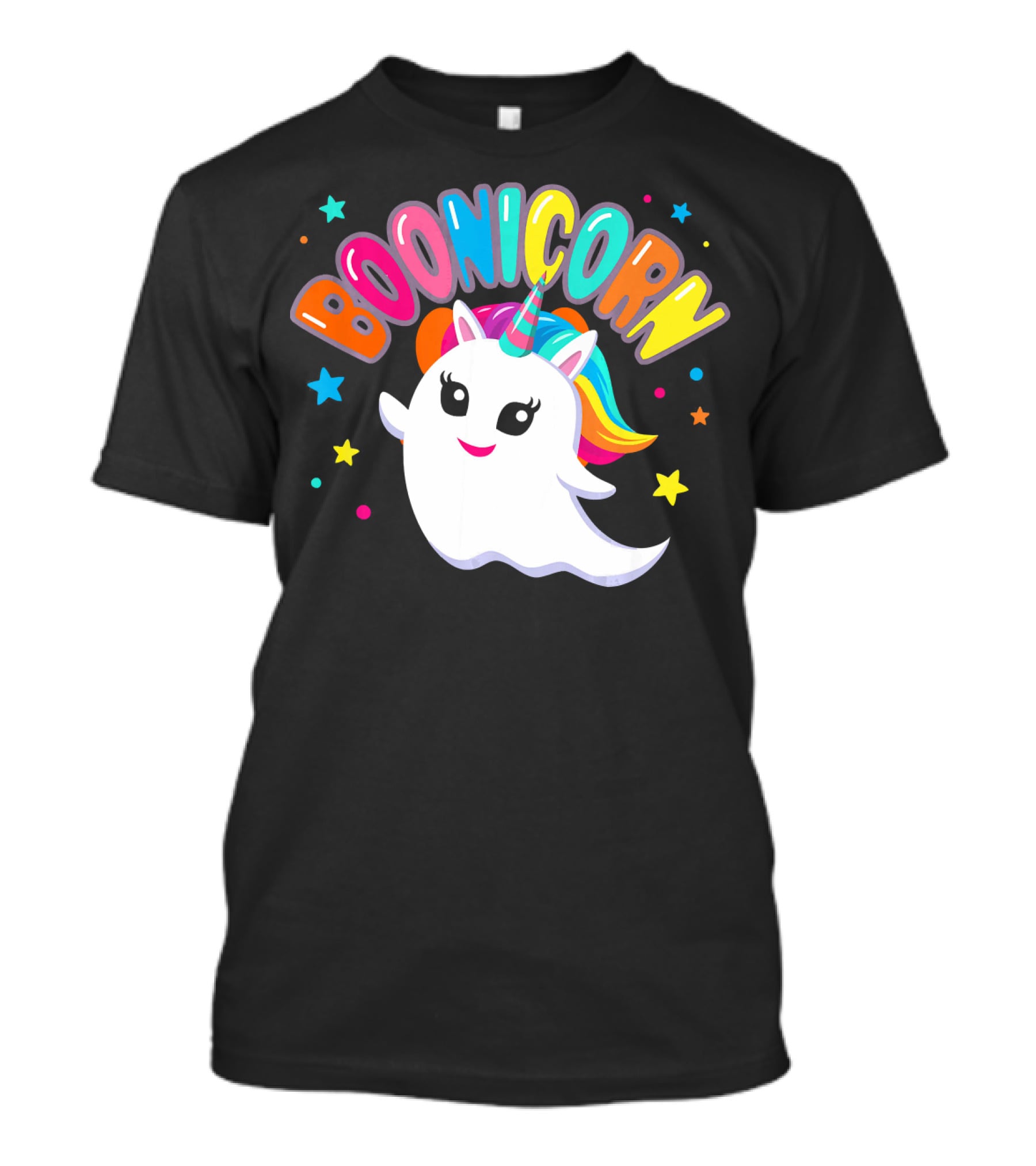 BOONICORN Unicorn Rainbow Stars T-Shirt