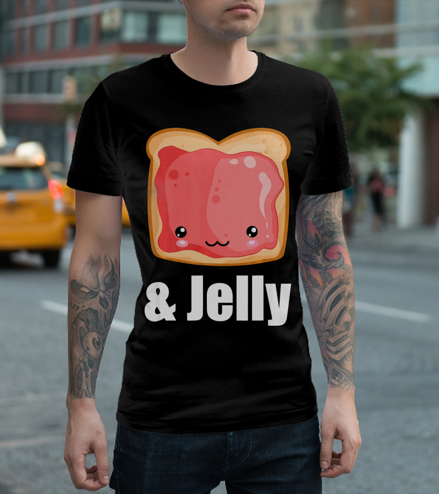 Kawaii Jelly Toast Cute Cartoon PB&J Matchi T-Shirt