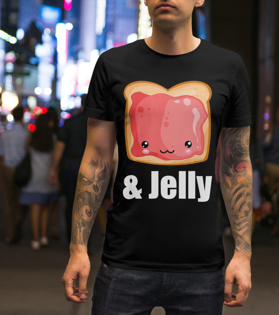 Kawaii Jelly Toast Cute Cartoon PB&J Matchi T-Shirt