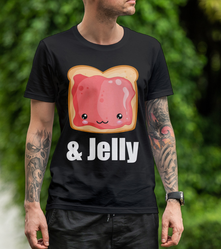 Kawaii Jelly Toast Cute Cartoon PB&J Matchi T-Shirt
