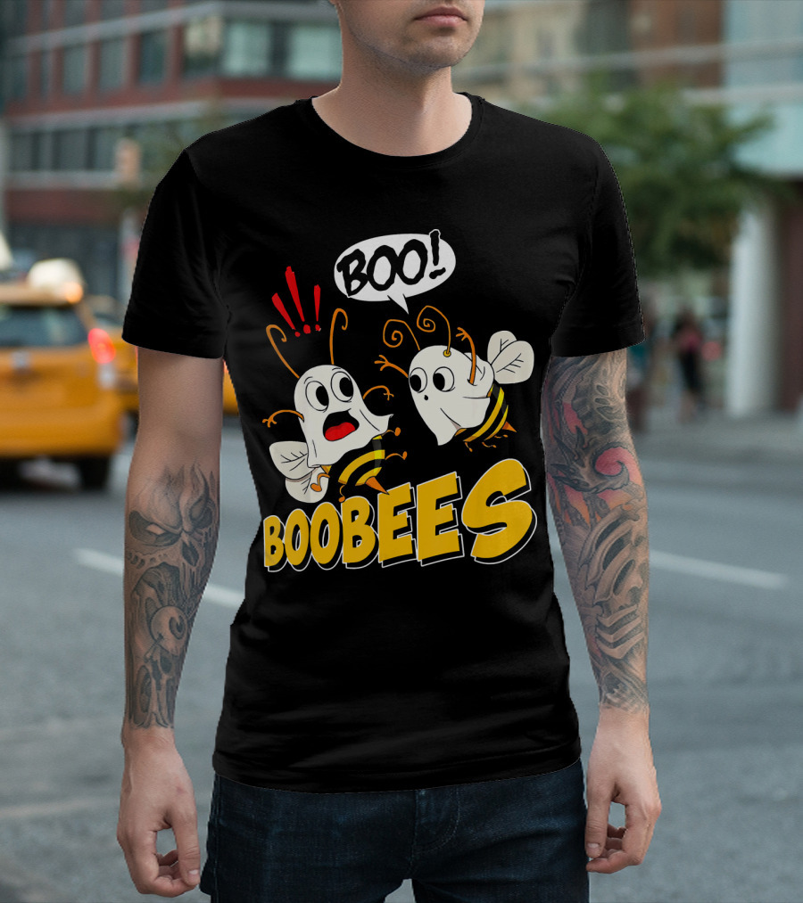 BOO Boobees Happy Halloween Day T-Shirt