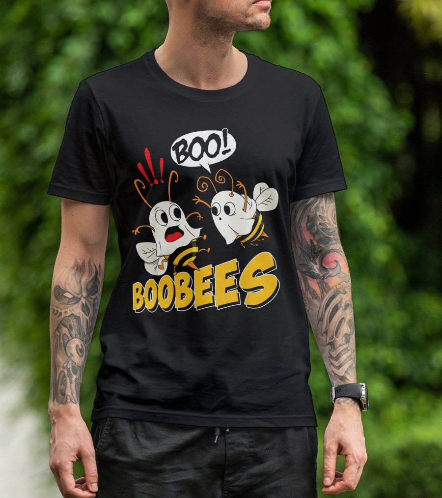BOO Boobees Happy Halloween Day T-Shirt