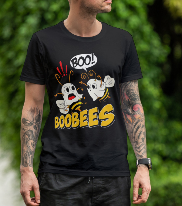 BOO Boobees Happy Halloween Day T-Shirt