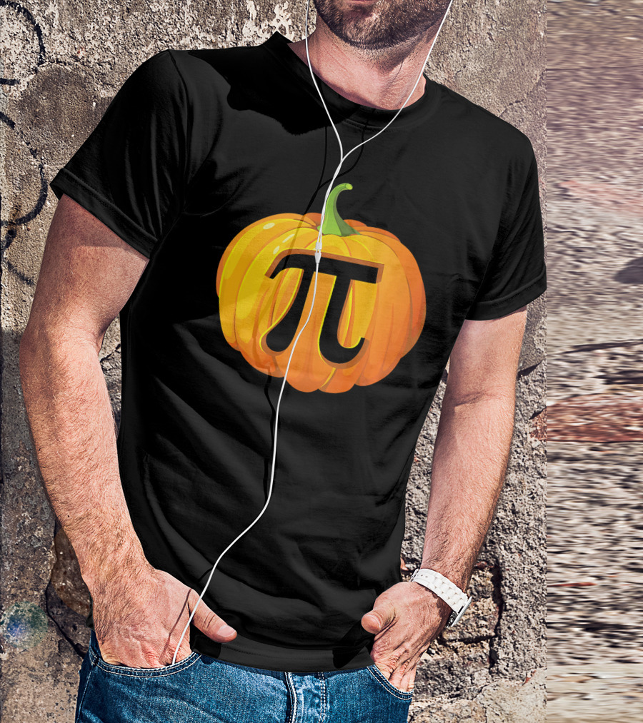 Pumpkin Pi Symbol Halloween Mashup T-Shirt