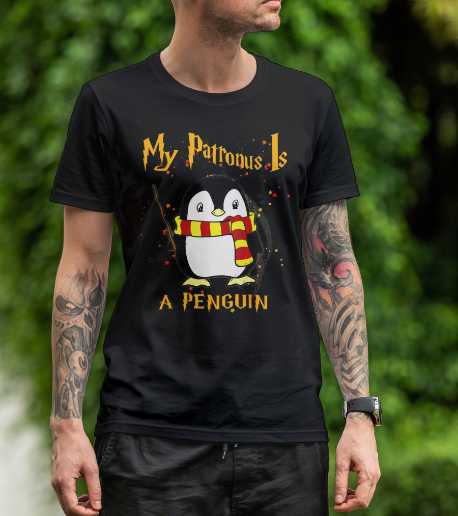 My Patronus Is A Penguin Wizardry Magic T-Shirt