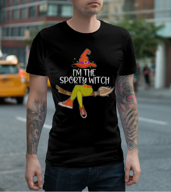 I'm The Sporty Witch Halloween Match T-Shirt