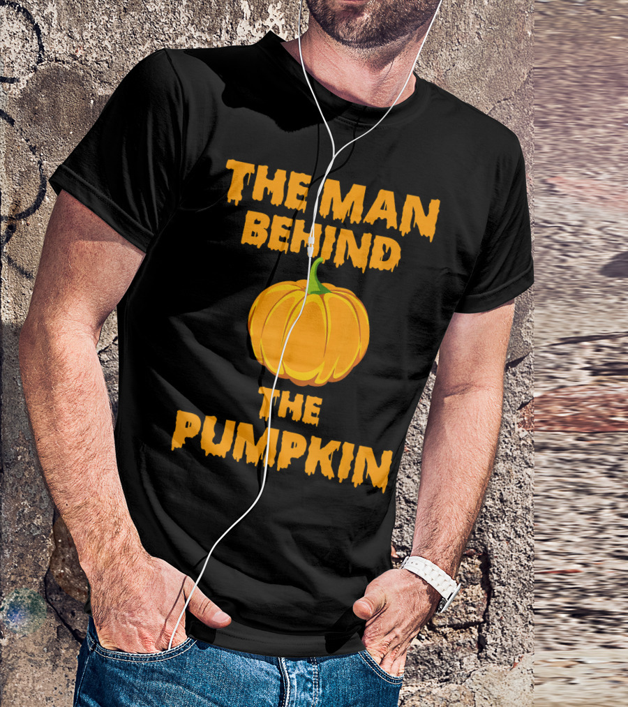 The Man Behind The Pumpkin Halloween T-Shirt