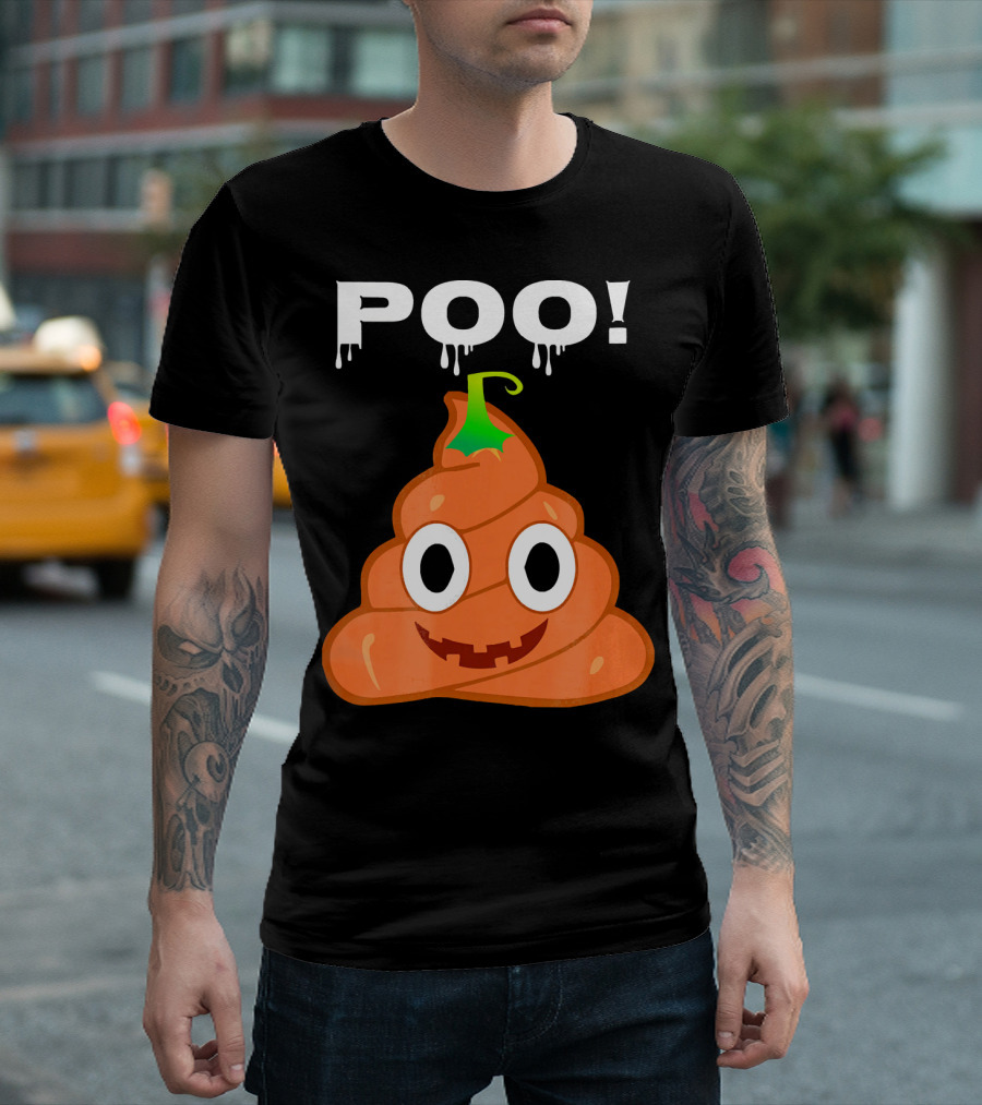 Poo Halloween Pumpkin Boo Fun T-Shirt