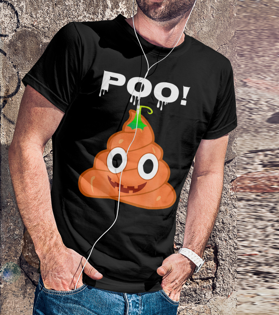 Poo Halloween Pumpkin Boo Fun T-Shirt