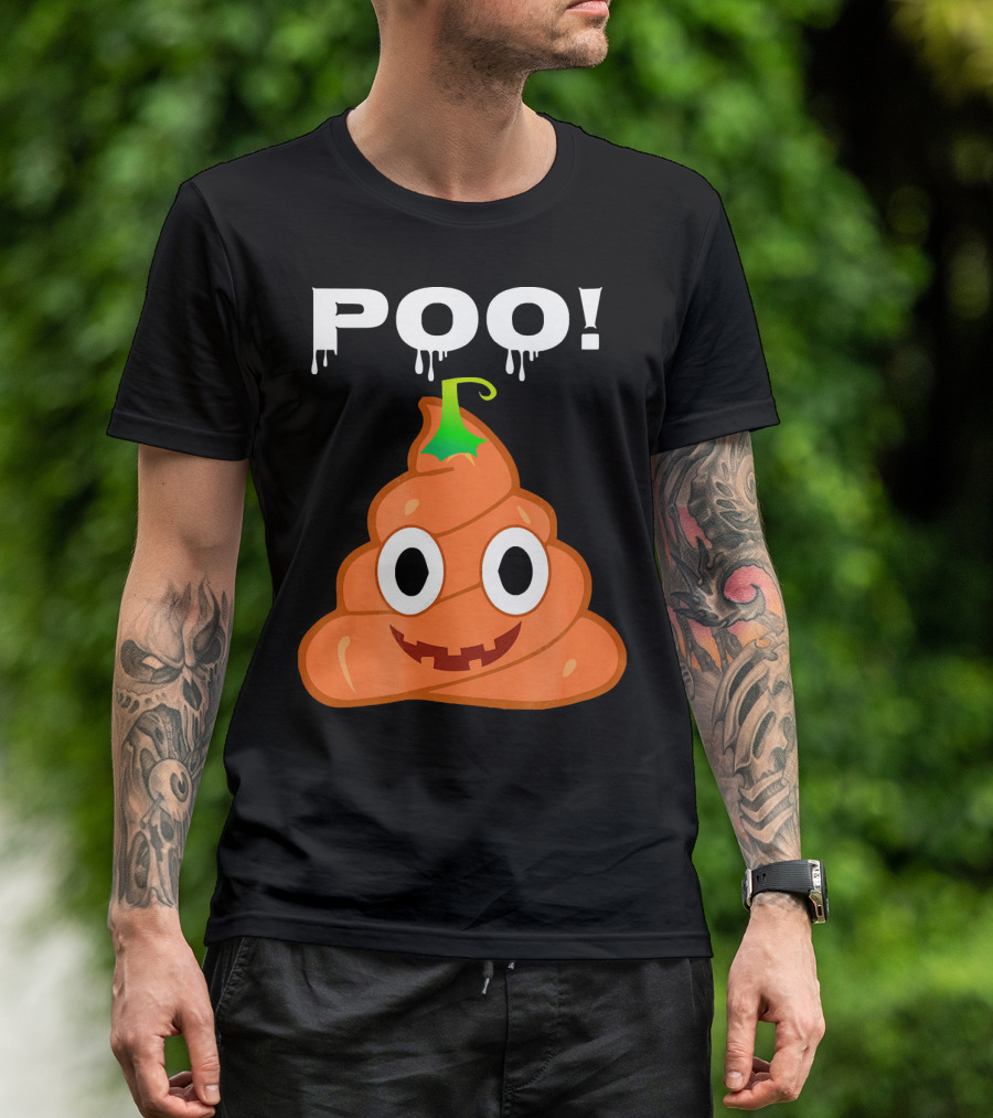 Poo Halloween Pumpkin Boo Fun T-Shirt