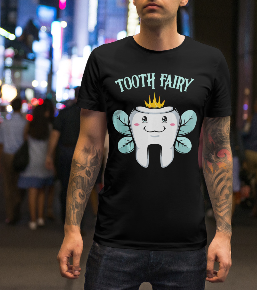 Tooth Fairy Crowned Fantasy Halloween Costume T-Shirt