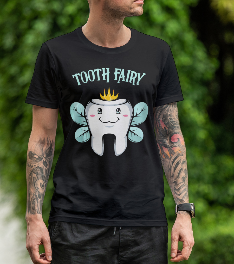 Tooth Fairy Crowned Fantasy Halloween Costume T-Shirt