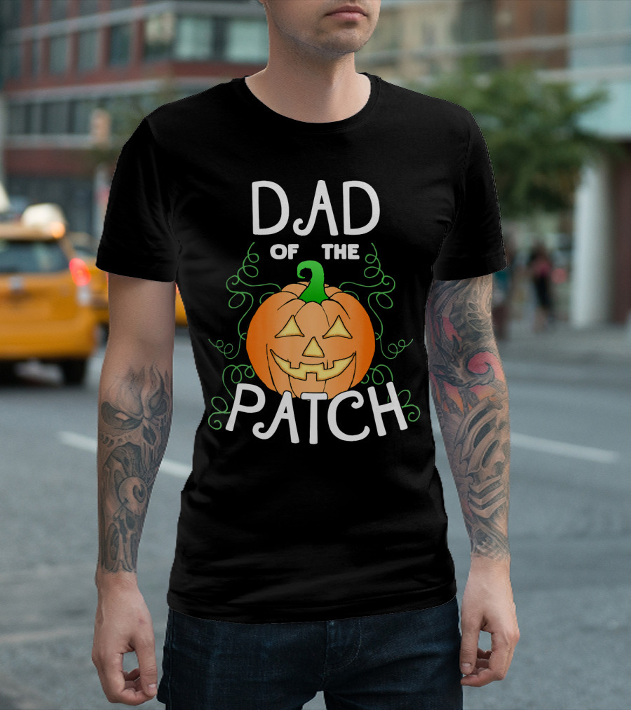 Dad of The Pumpkin Patch Halloween T-Shirt