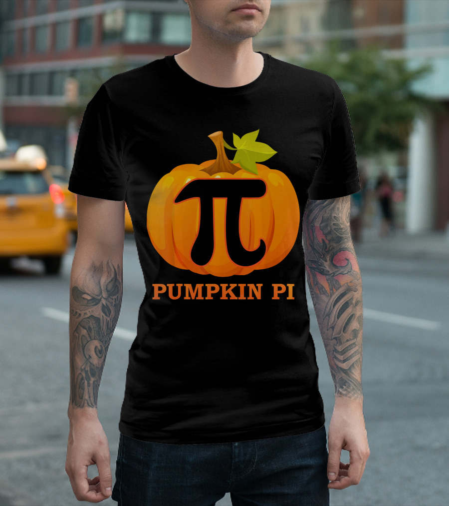 Pumpkin Pi Halloween Costume Math Pie T-Shirt