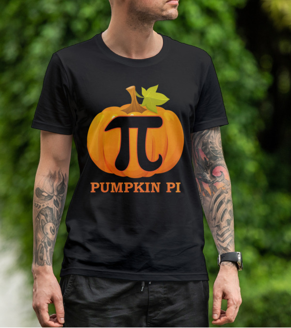 Pumpkin Pi Halloween Costume Math Pie T-Shirt