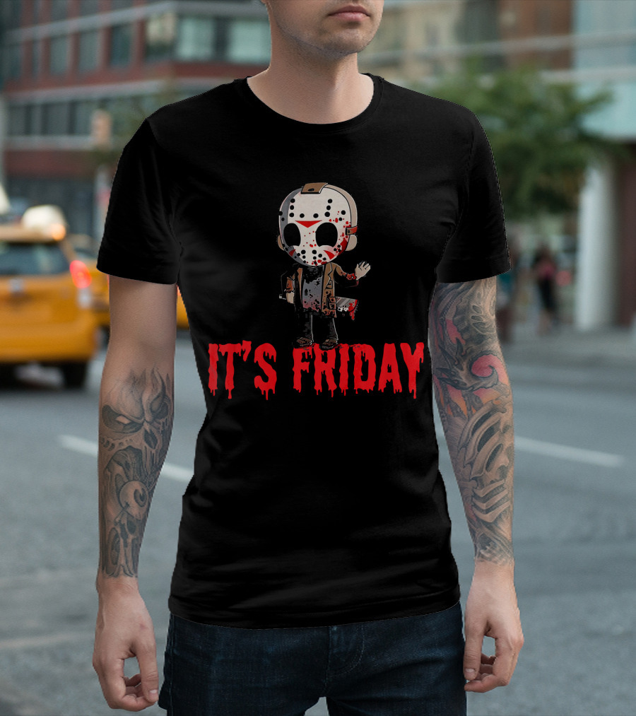 It's Friday Funny Halloween Horror T-Shirt
