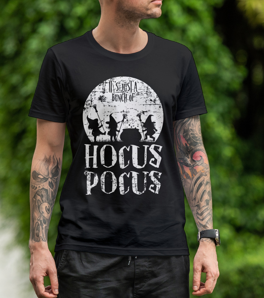 It's Just A Bunch Of Hocus Pocus Silhouette Trio T-Shirt