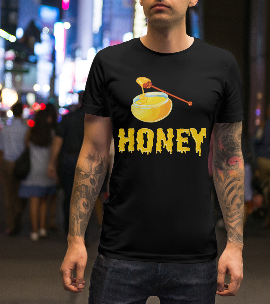 Honeypot Honey Dripping From Golden Jar T-Shirt