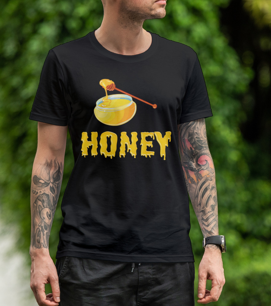 Honeypot Honey Dripping From Golden Jar T-Shirt
