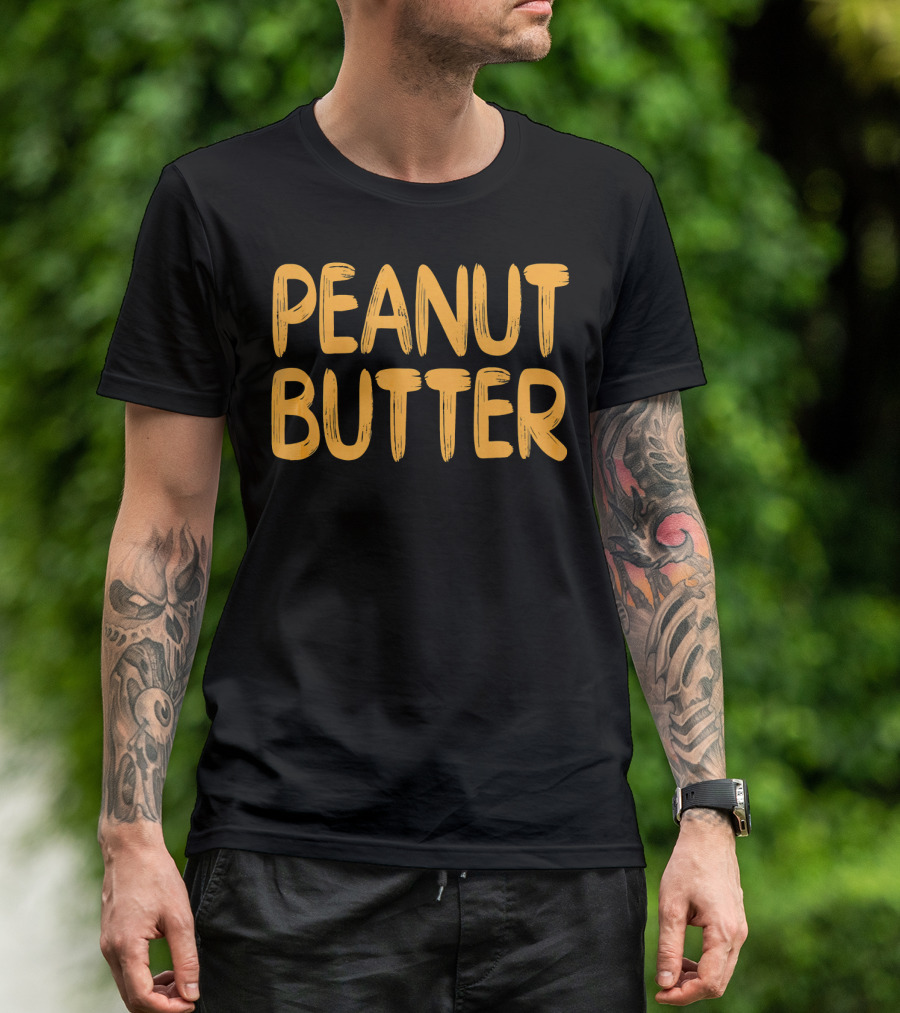 Fun Peanut Butter Halloween Matching Cos Group Costume Idea T-Shirt