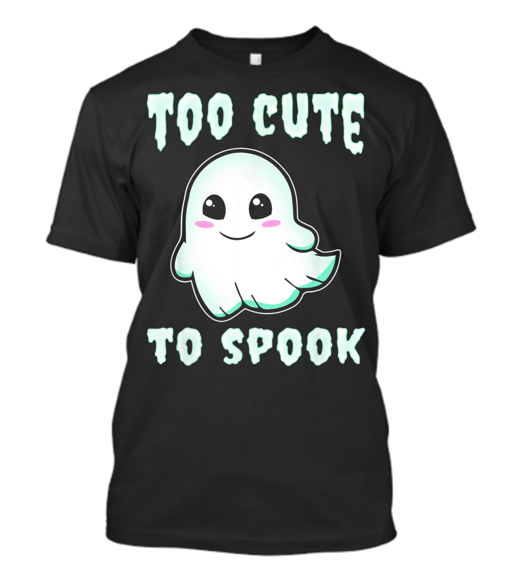 Too Cute To Spook Ghost Charm T-Shirt