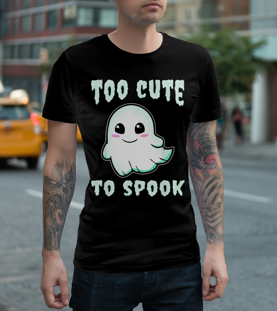 Too Cute to Spook Ghost Charm T-Shirt
