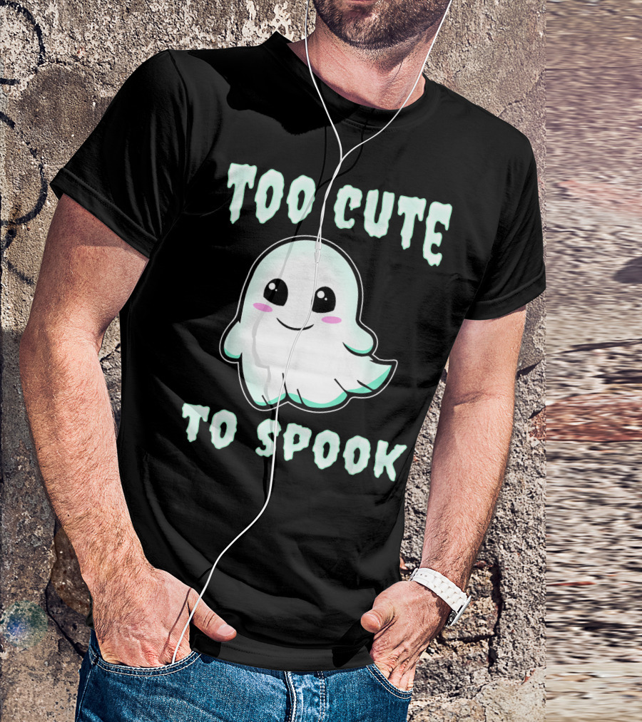 Too Cute To Spook Ghost Charm T-Shirt