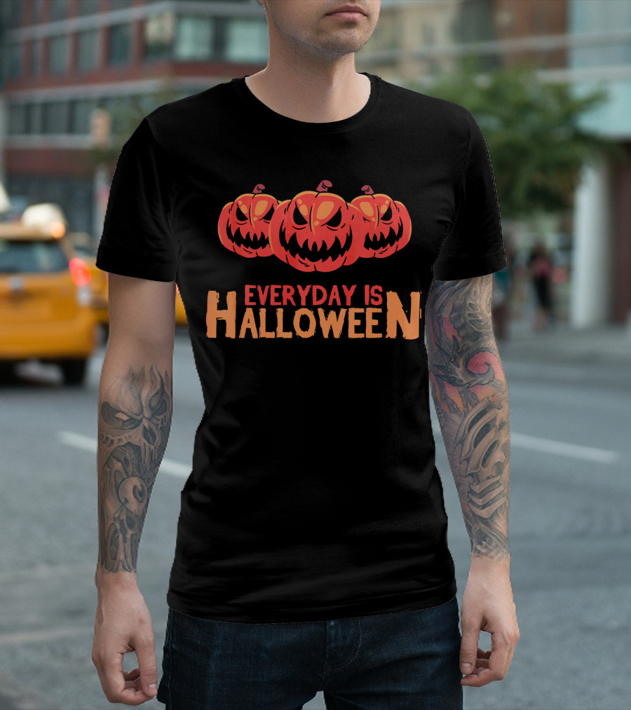 Everyday Is Halloween Scary Pumpkins T-Shirt