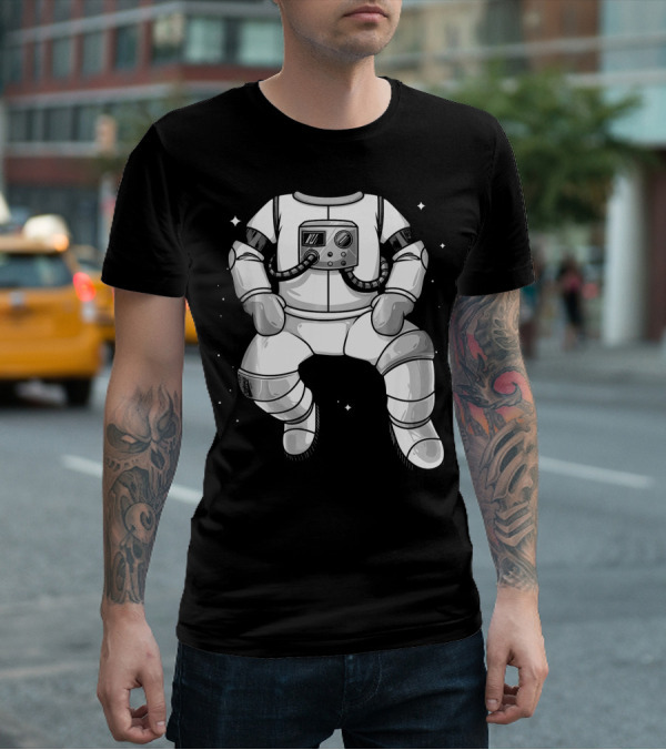 Cool Astronaut Halloween Costume Space Suit Fan T-Shirt