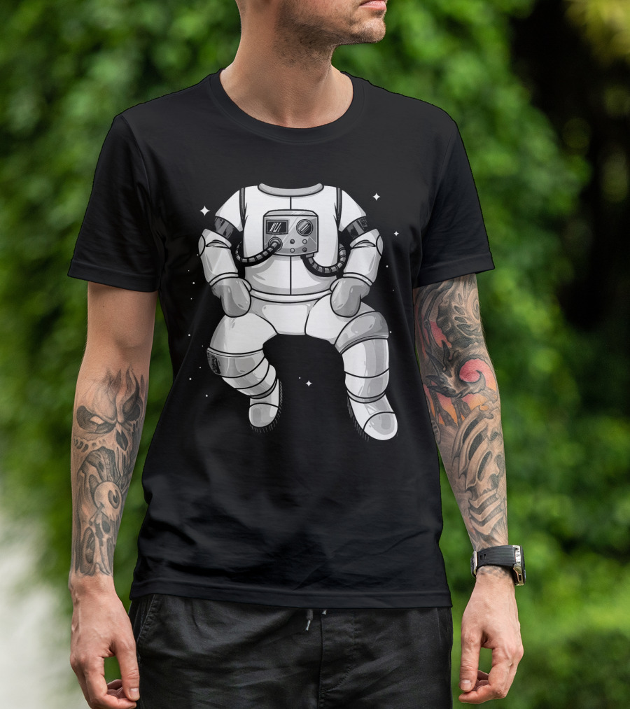 Cool Astronaut Halloween Costume Space Suit Fan T-Shirt