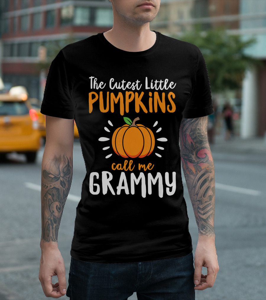 The Cutest Little Pumpkins Call Me Grammy Pumpkin T-Shirt
