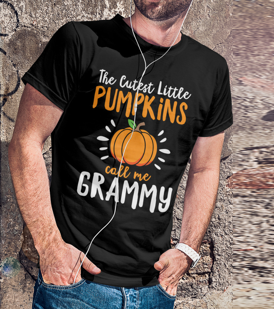 The Cutest Little Pumpkins Call Me Grammy Pumpkin T-Shirt