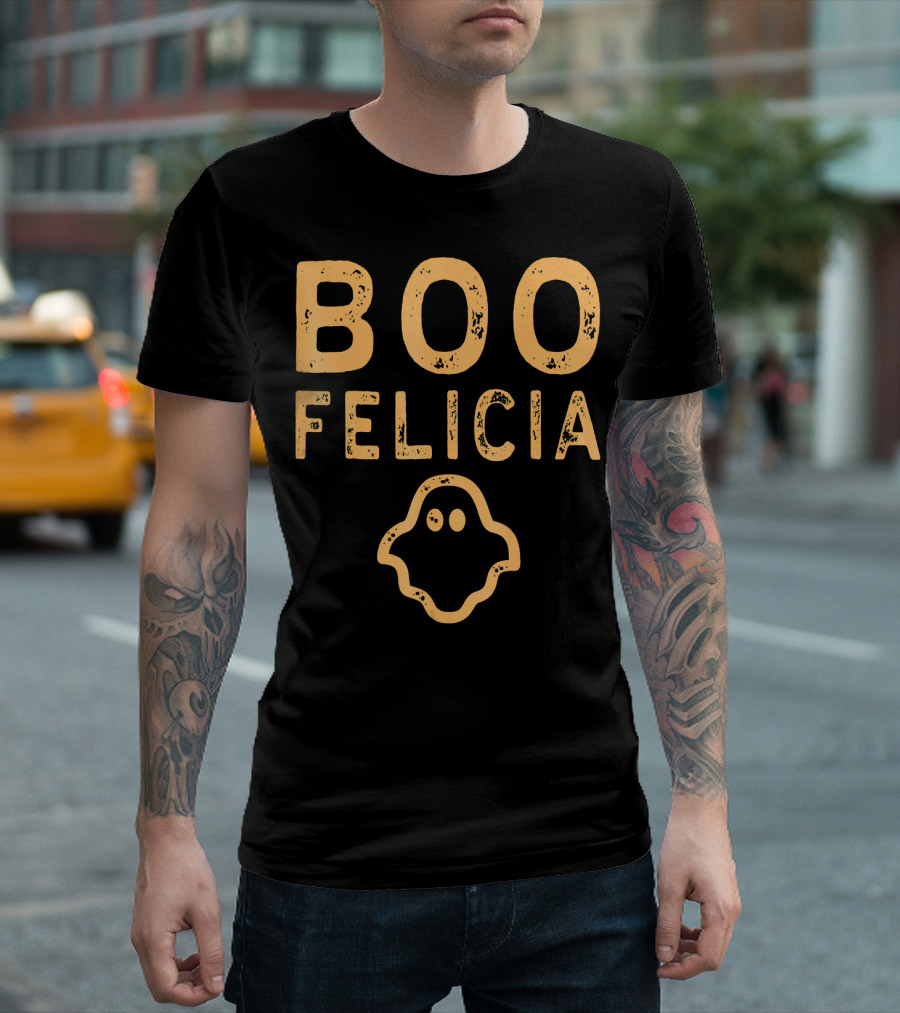 Boo Felicia Halloween Ghost T-Shirt
