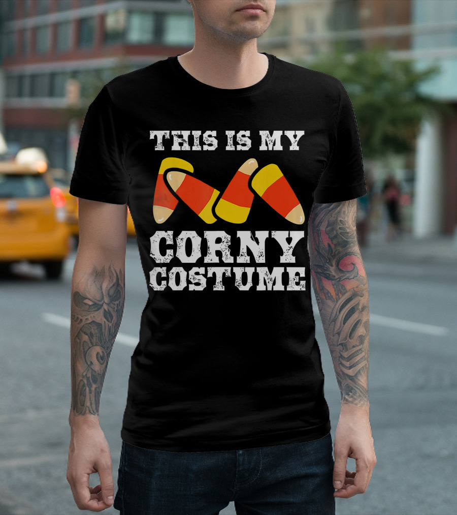 This Is My Corny Costume Halloween Candy Corn T-Shirt